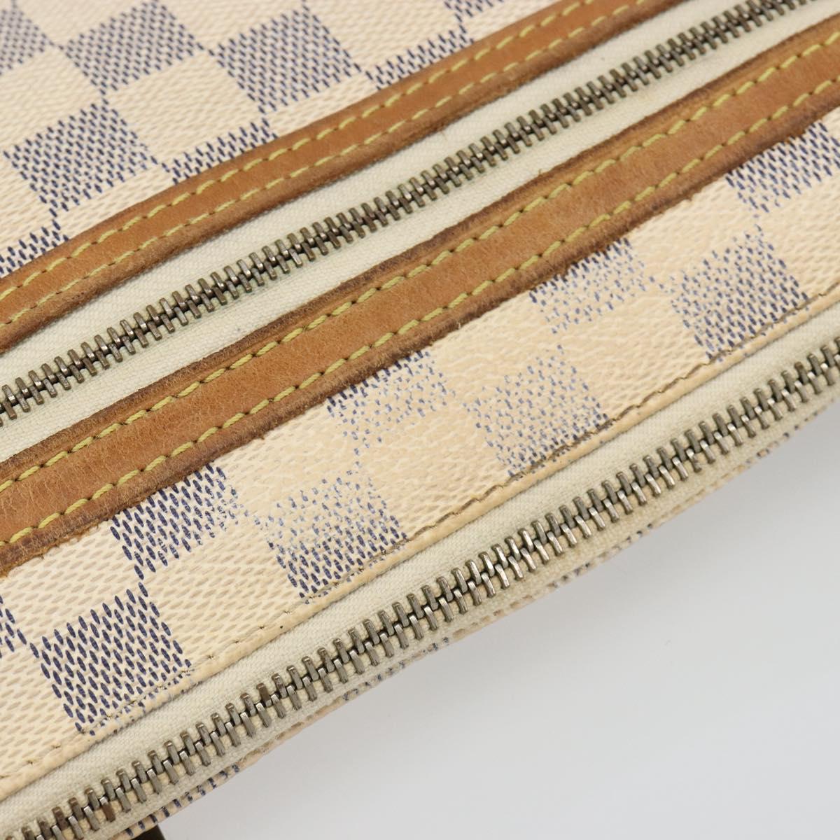 LOUIS VUITTON Damier Azur Pochette Bosphore Shoulder Bag N51112 LV Auth 187575