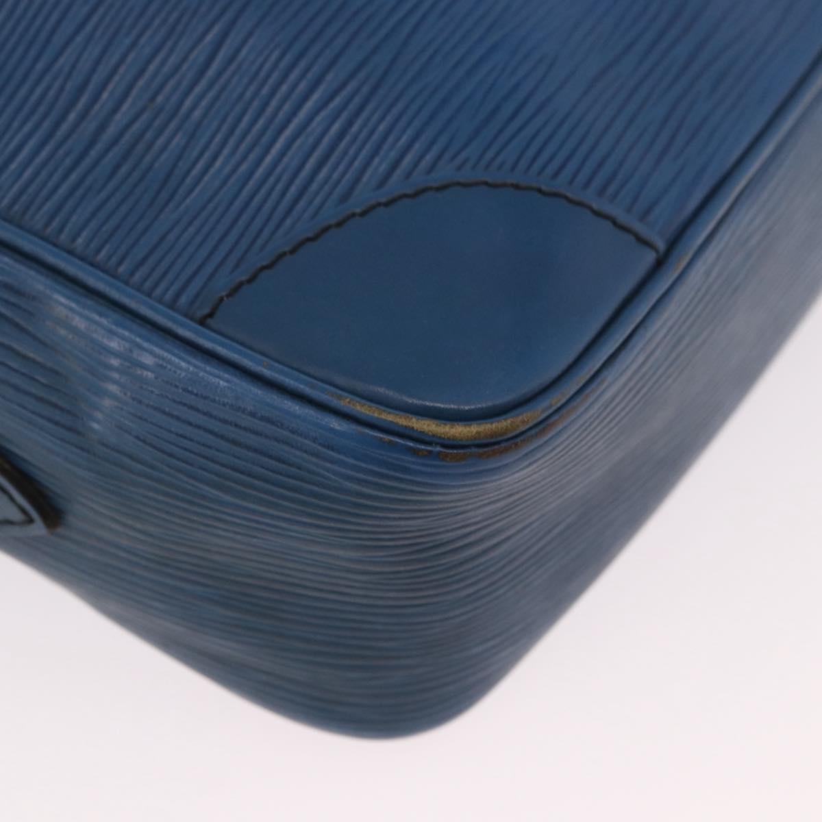 LOUIS VUITTON Epi Trocadero 27 Shoulder Bag Blue M52315 LV Auth 187579
