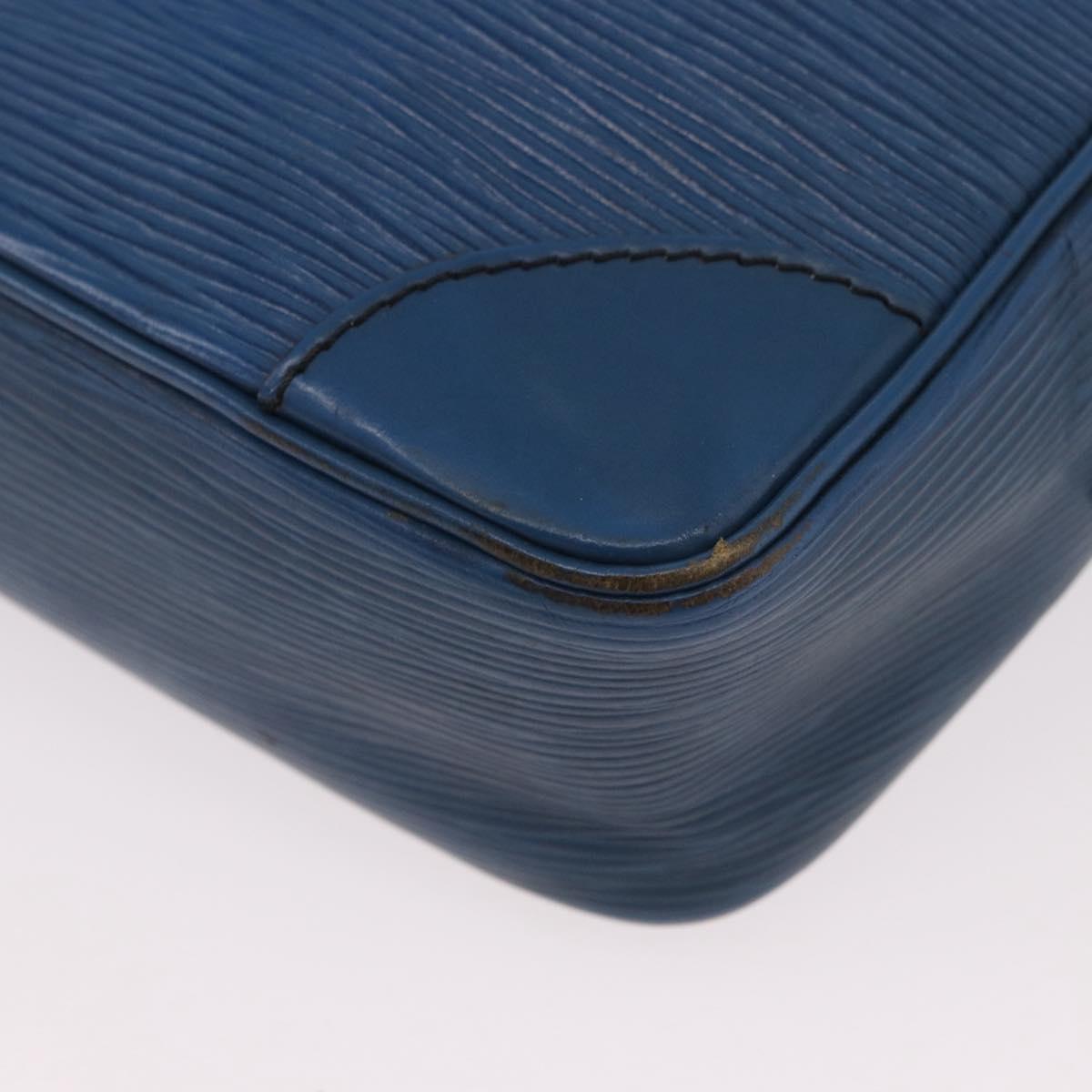 LOUIS VUITTON Epi Trocadero 27 Shoulder Bag Blue M52315 LV Auth 187579