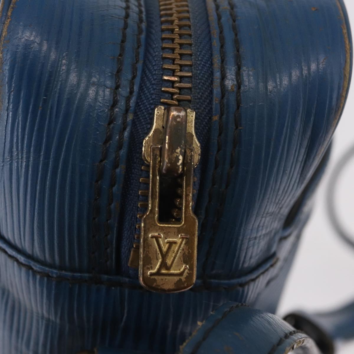 LOUIS VUITTON Epi Trocadero 27 Shoulder Bag Blue M52315 LV Auth 187579