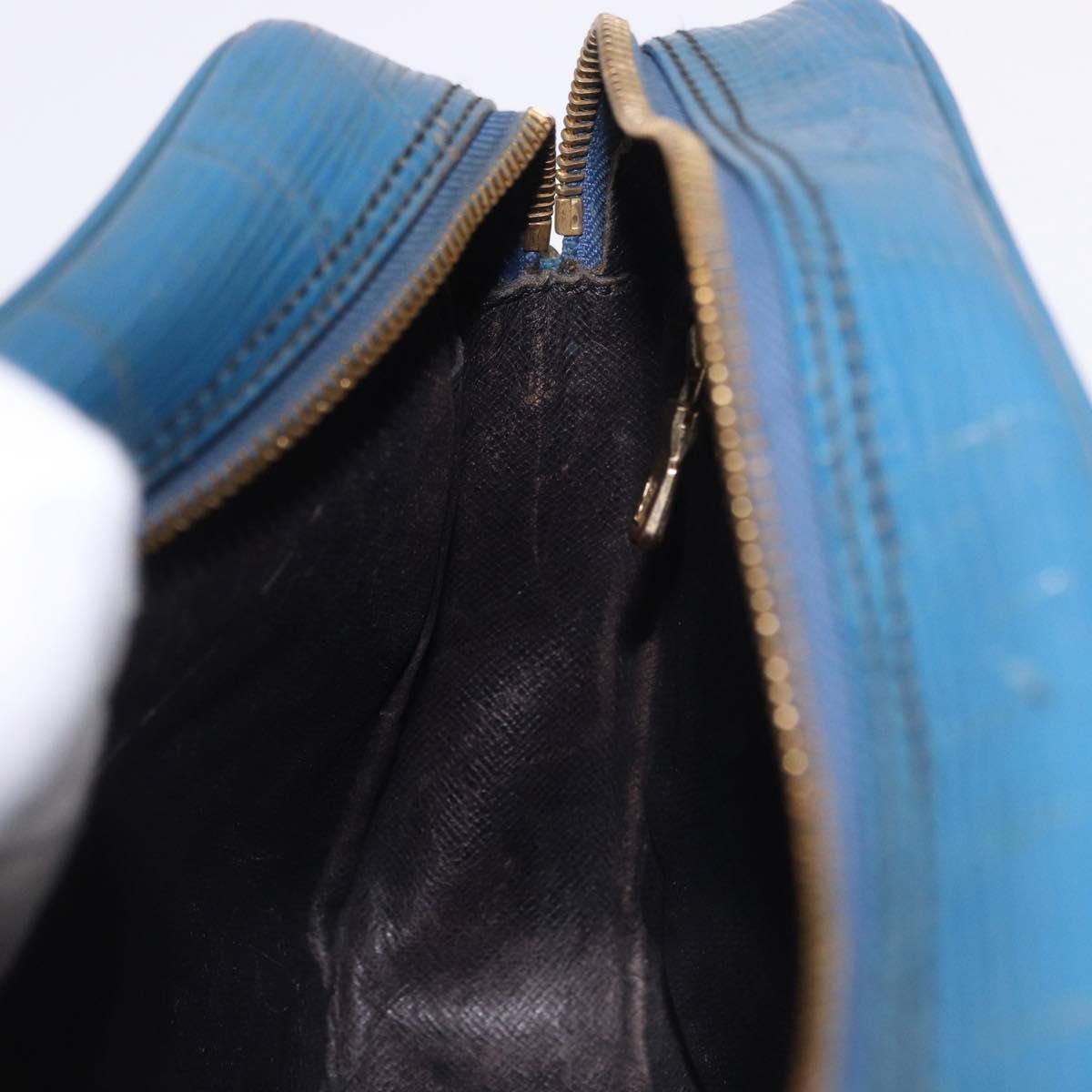 LOUIS VUITTON Epi Trocadero 27 Shoulder Bag Blue M52315 LV Auth 187579