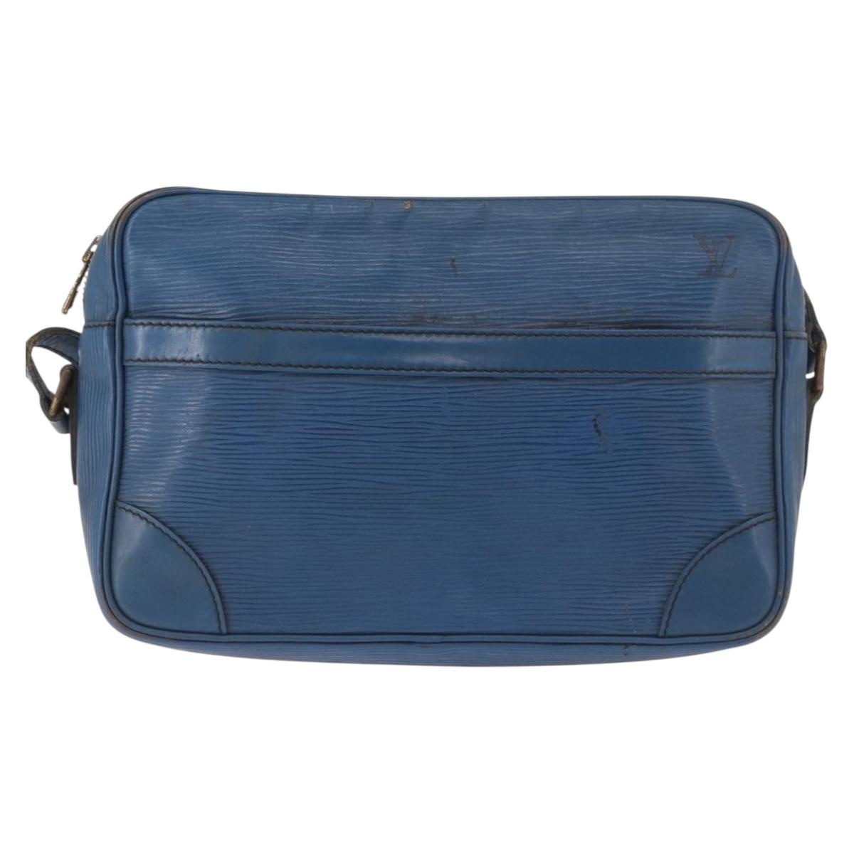 LOUIS VUITTON Epi Trocadero 27 Shoulder Bag Blue M52315 LV Auth 187579