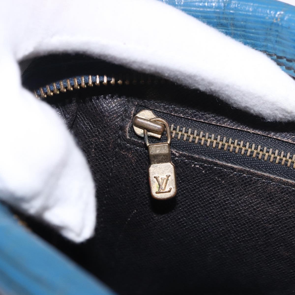 LOUIS VUITTON Epi Trocadero 27 Shoulder Bag Blue M52315 LV Auth 187579