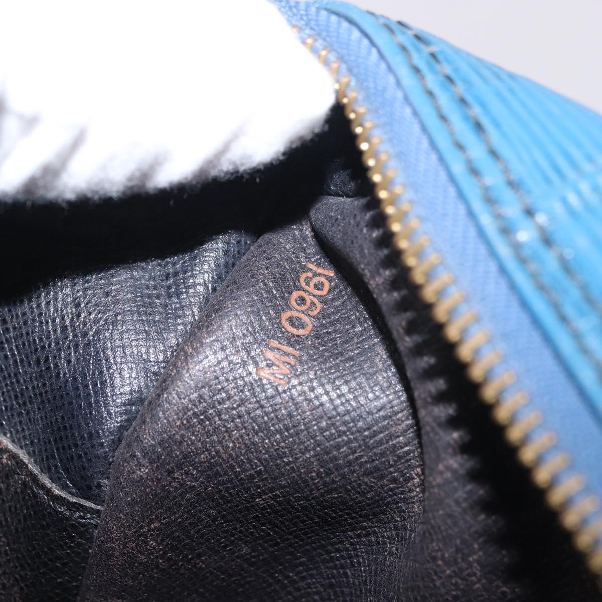 LOUIS VUITTON Epi Trocadero 27 Shoulder Bag Blue M52315 LV Auth 187579