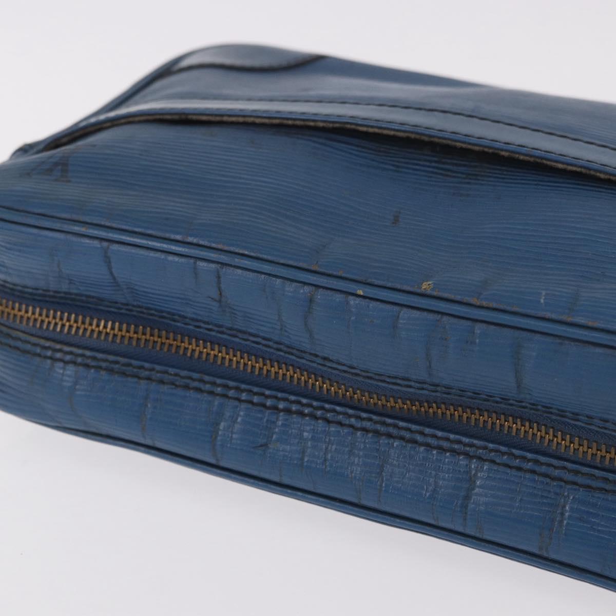 LOUIS VUITTON Epi Trocadero 27 Shoulder Bag Blue M52315 LV Auth 187579
