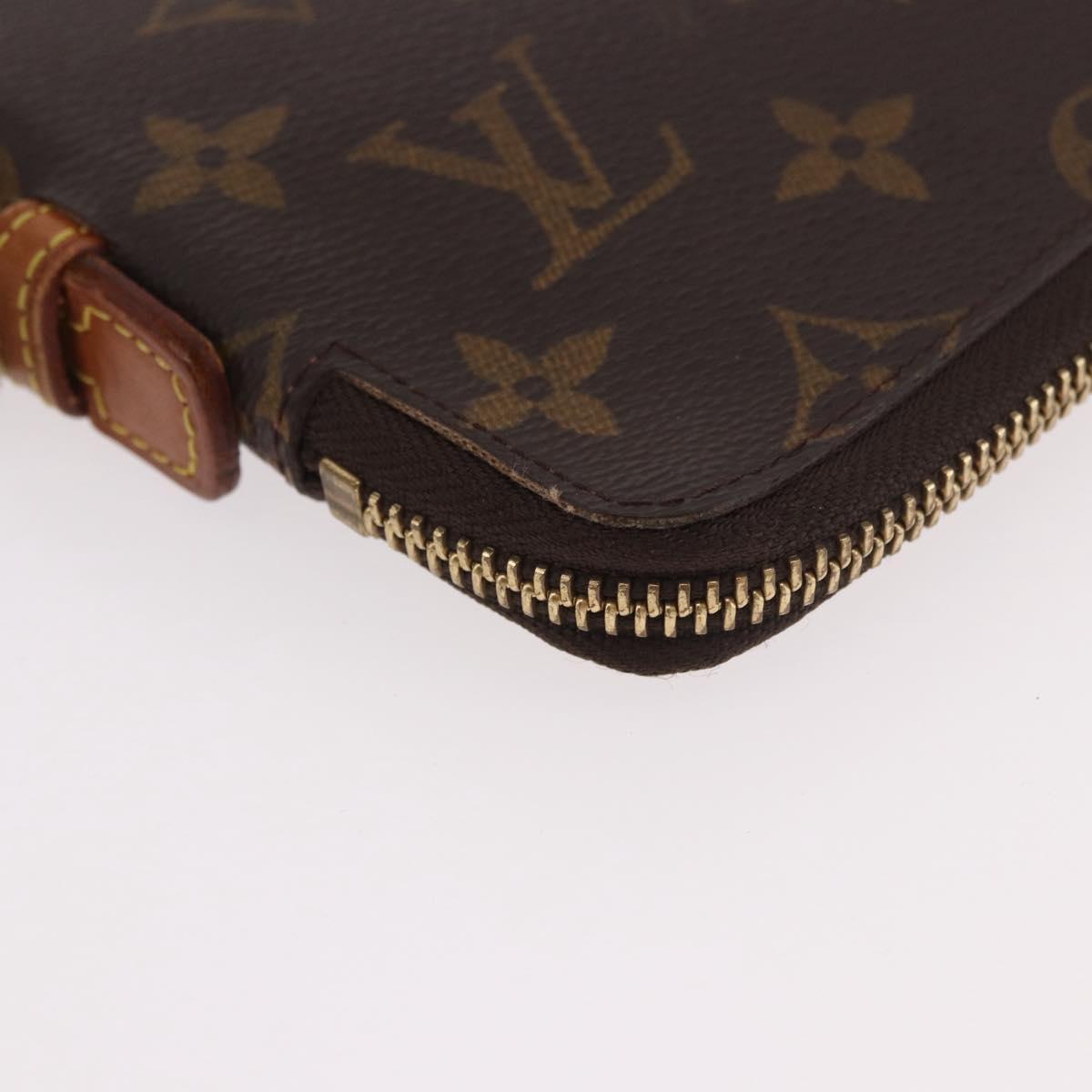 LOUIS VUITTON Monogram Organizer De Voyage Travel Case M60119 LV Auth 187581