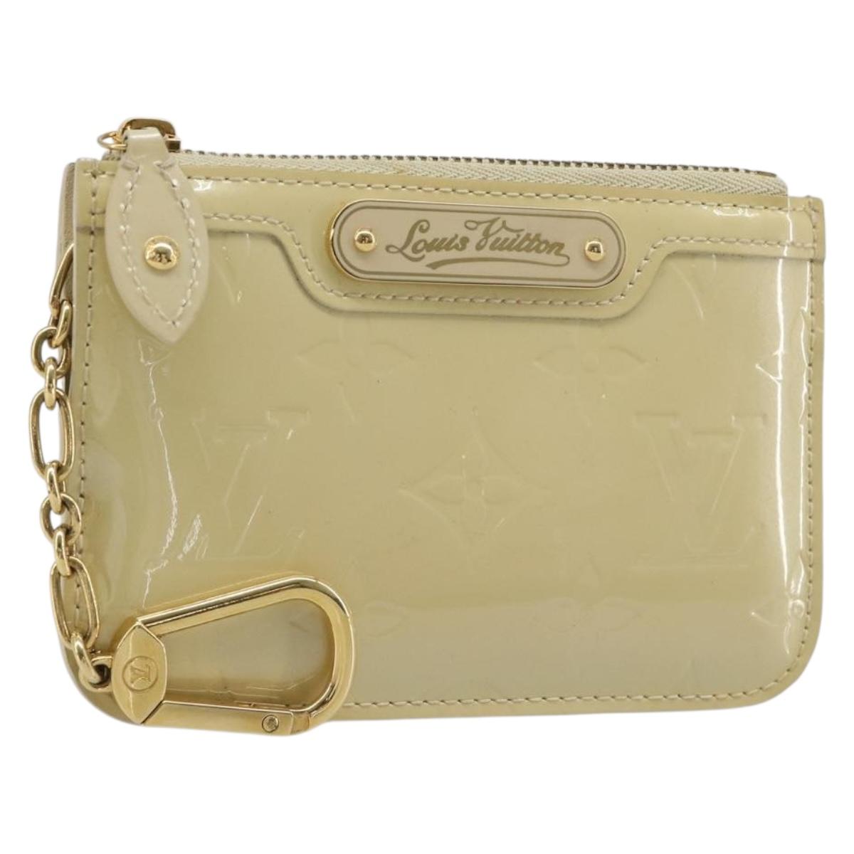 LOUIS VUITTON Vernis Pochette Cles NM Coin Purse Broncorail M91463 Auth 187592A
