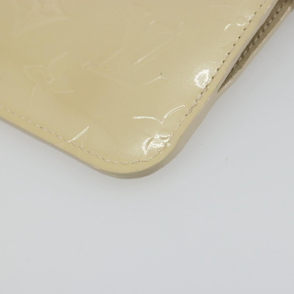 LOUIS VUITTON Vernis Pochette Cles NM Coin Purse Broncorail M91463 Auth 187592A