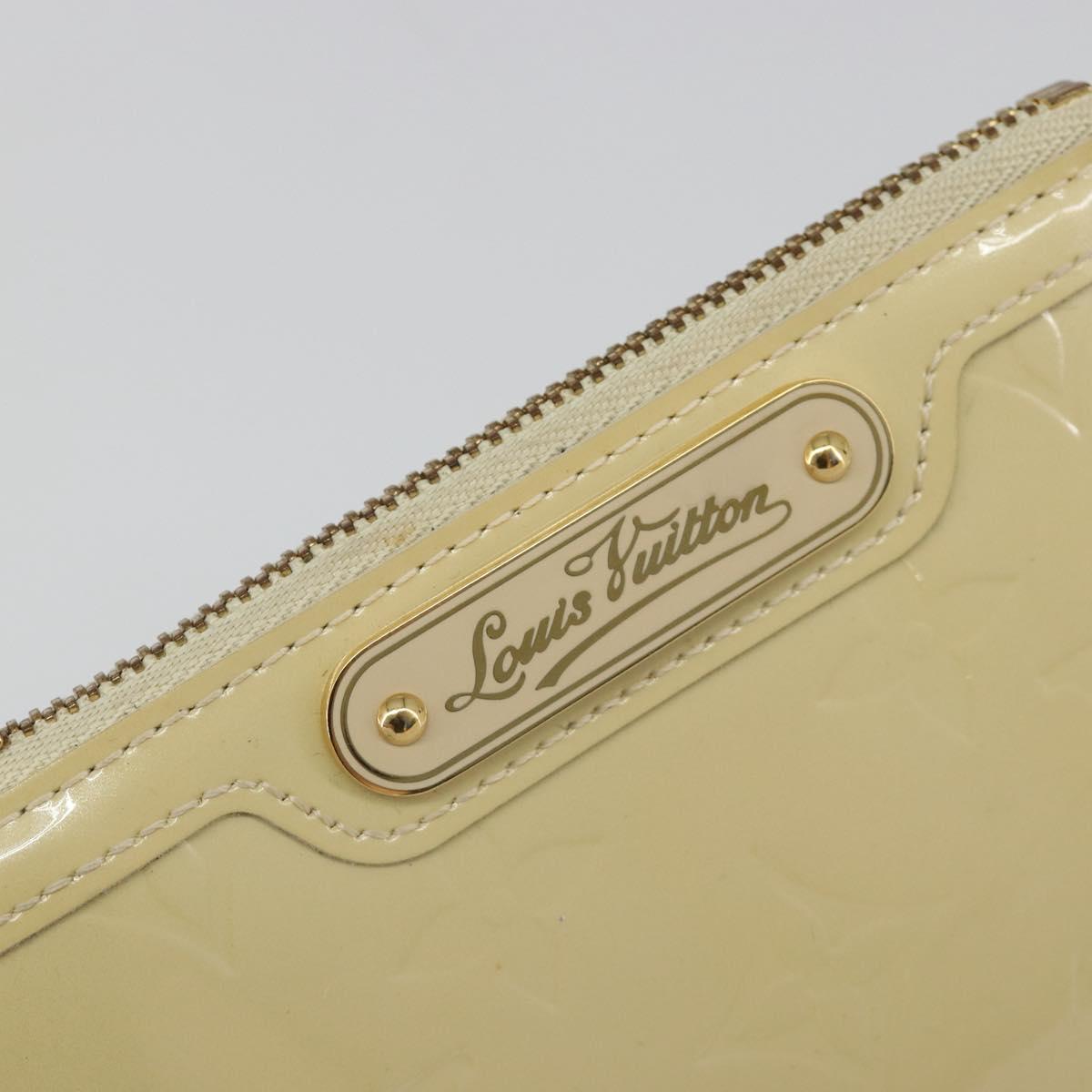 LOUIS VUITTON Vernis Pochette Cles NM Coin Purse Broncorail M91463 Auth 187592A