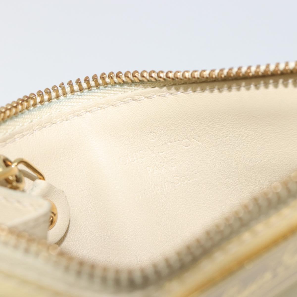 LOUIS VUITTON Vernis Pochette Cles NM Coin Purse Broncorail M91463 Auth 187592A