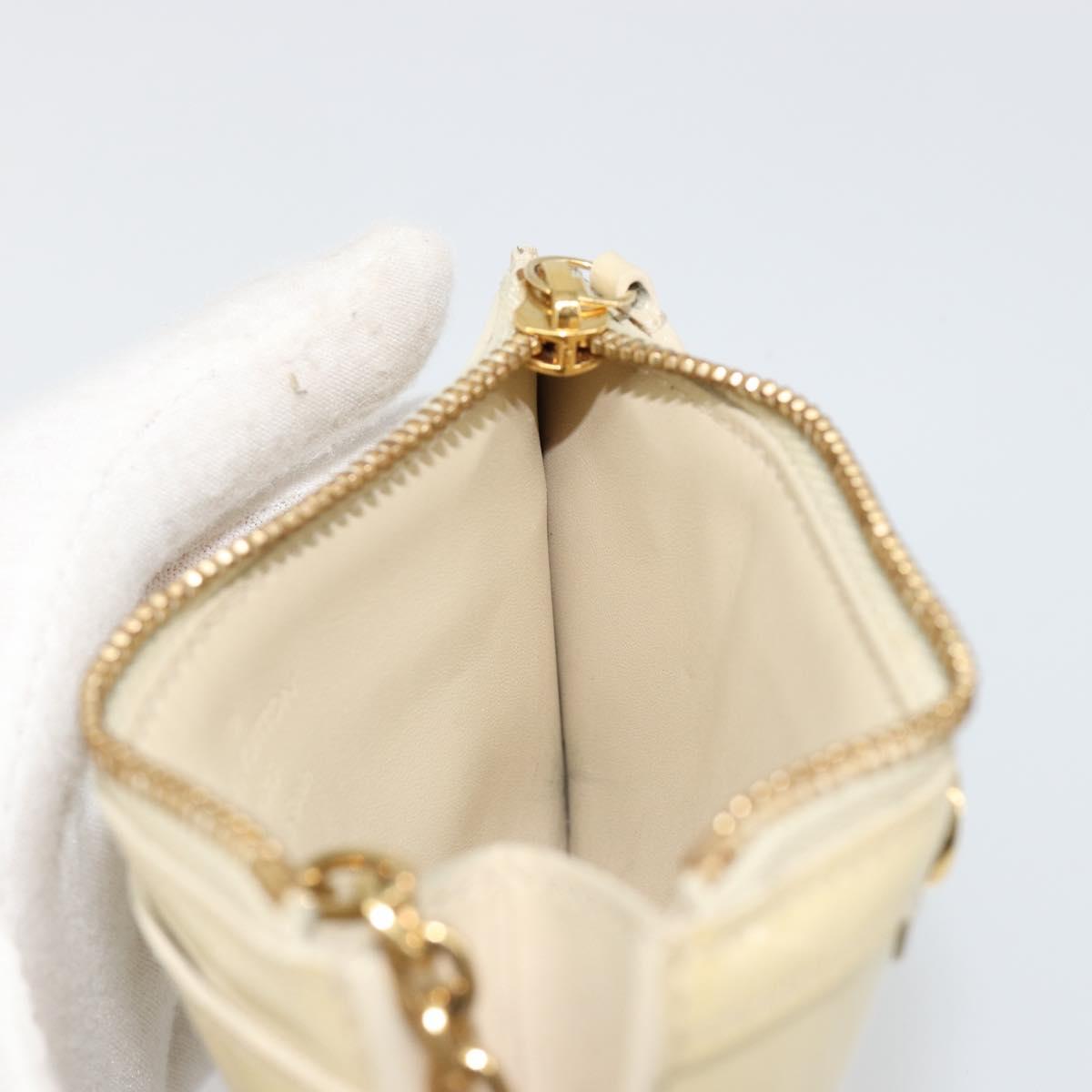 LOUIS VUITTON Vernis Pochette Cles NM Coin Purse Broncorail M91463 Auth 187592A