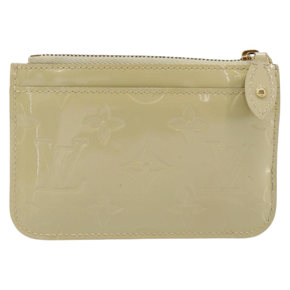LOUIS VUITTON Vernis Pochette Cles NM Coin Purse Broncorail M91463 Auth 187592A