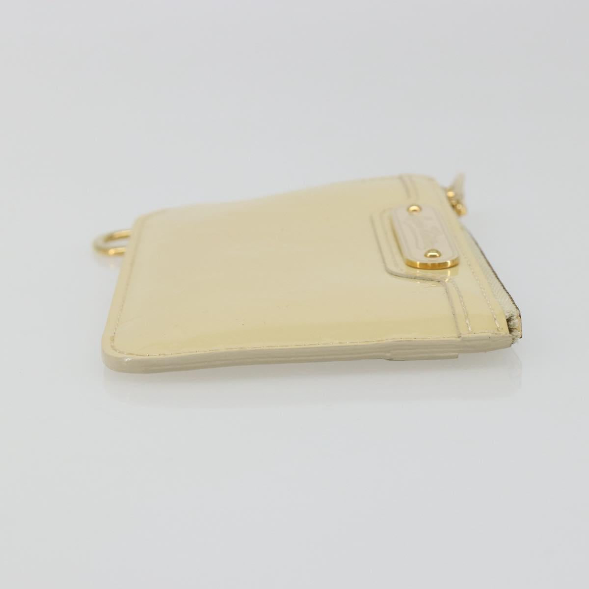 LOUIS VUITTON Vernis Pochette Cles NM Coin Purse Broncorail M91463 Auth 187592A