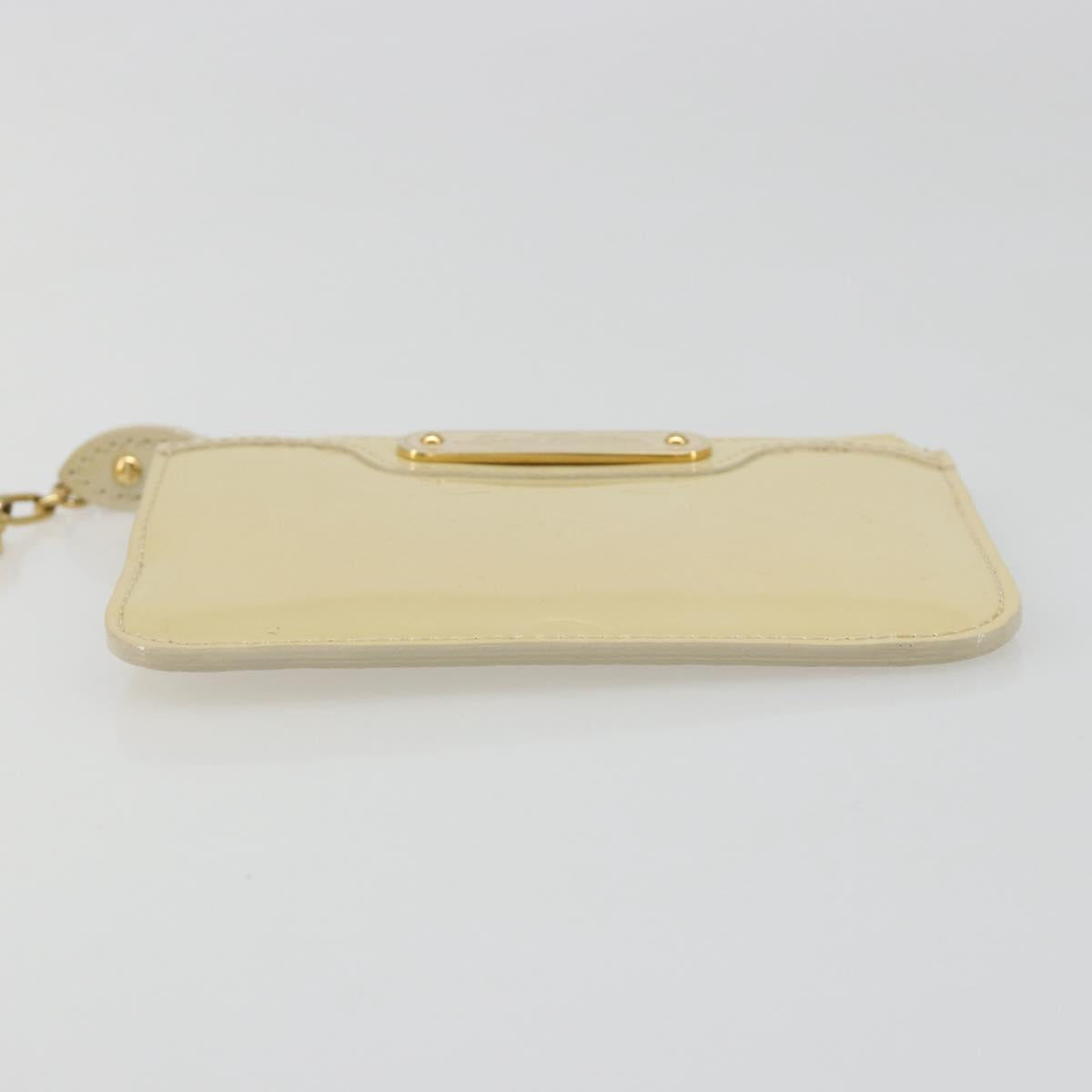 LOUIS VUITTON Vernis Pochette Cles NM Coin Purse Broncorail M91463 Auth 187592A