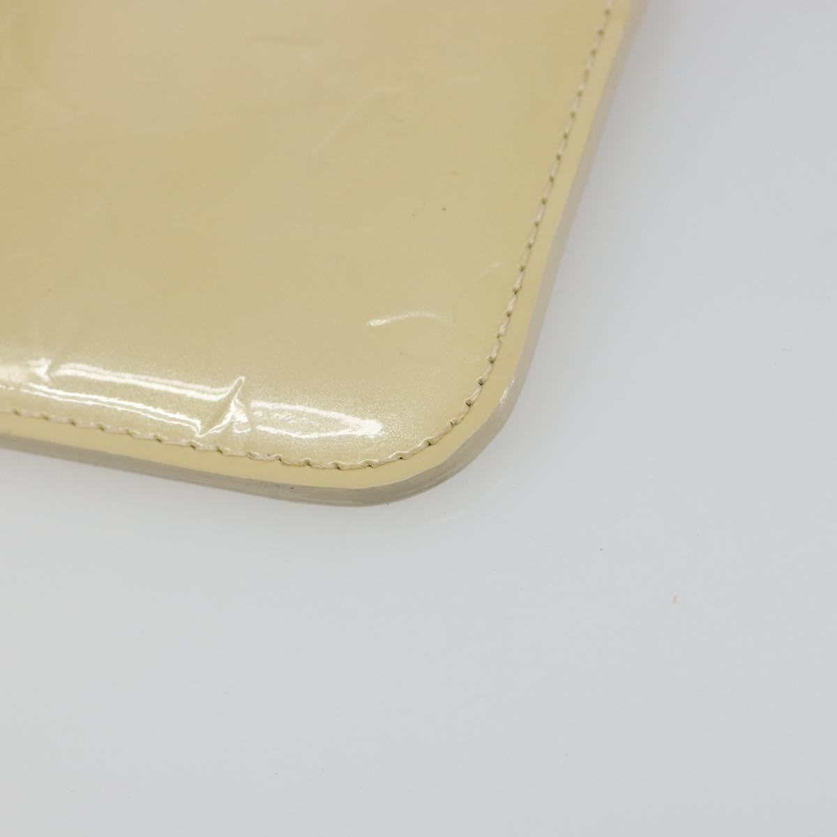 LOUIS VUITTON Vernis Pochette Cles NM Coin Purse Broncorail M91463 Auth 187592A