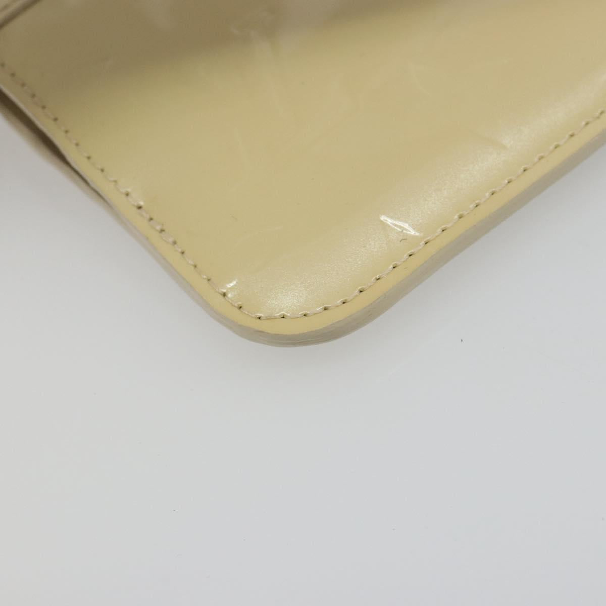 LOUIS VUITTON Vernis Pochette Cles NM Coin Purse Broncorail M91463 Auth 187592A