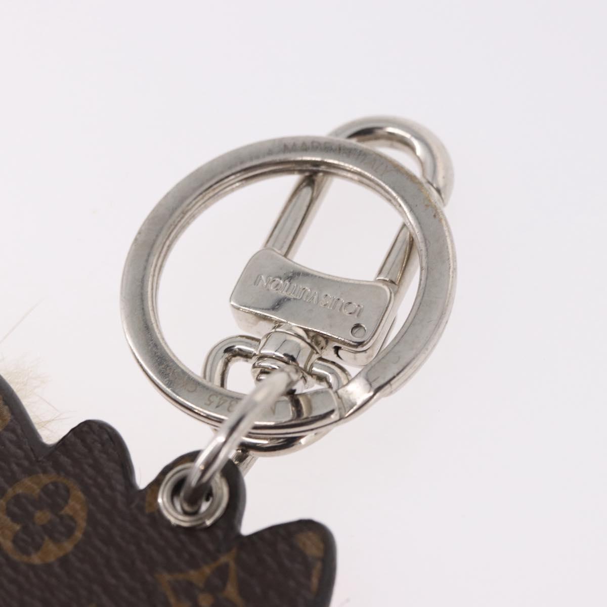 LOUIS VUITTON Monogram Porte Cles Squirrel Bag Charm M00345 LV Auth 187593A