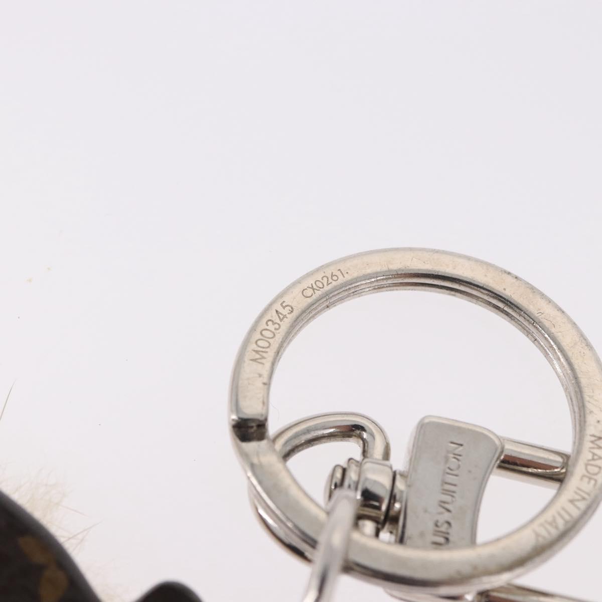 LOUIS VUITTON Monogram Porte Cles Squirrel Bag Charm M00345 LV Auth 187593A