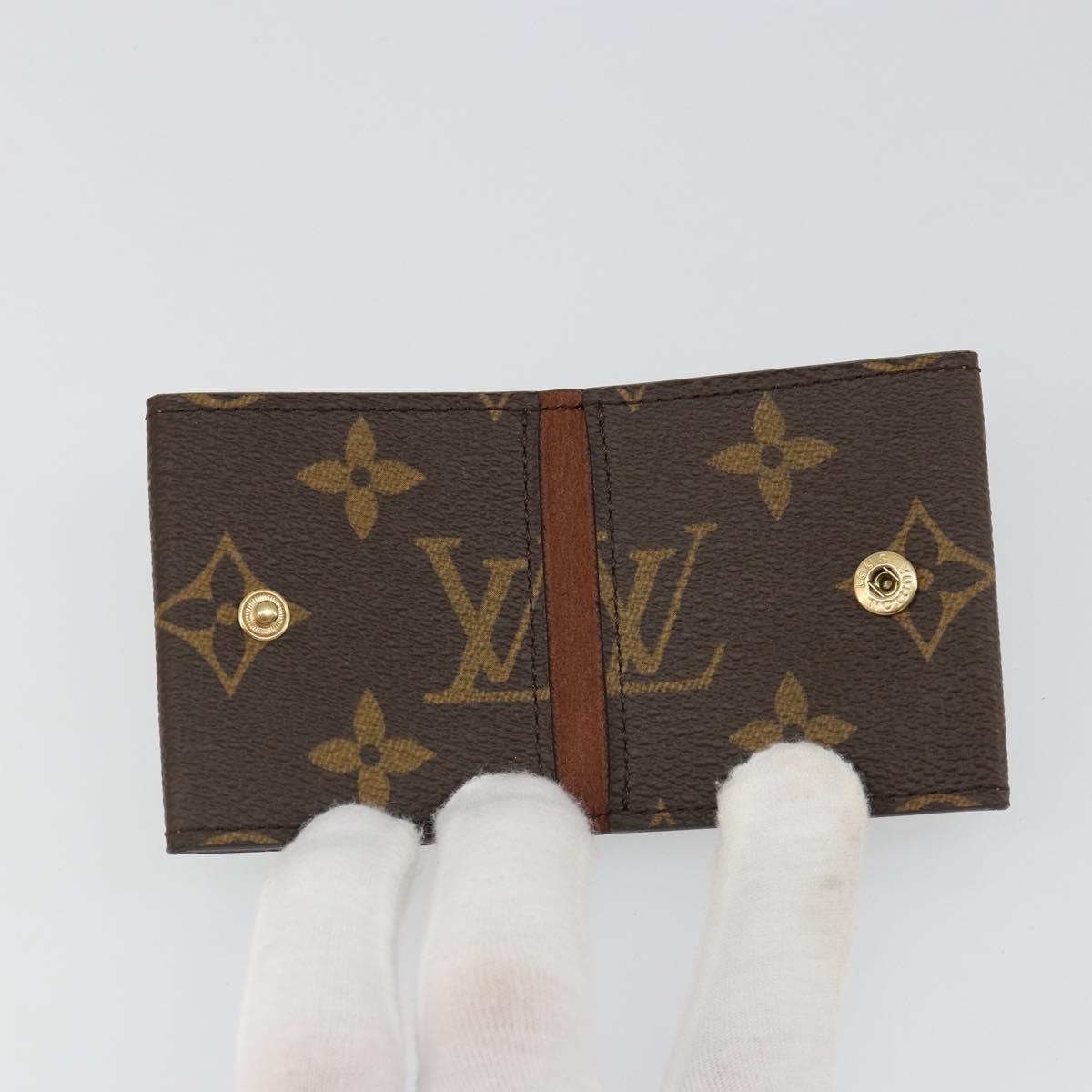LOUIS VUITTON Monogram Porte Photo 4 Vole Photo Frame M58010 LV Auth 187595A