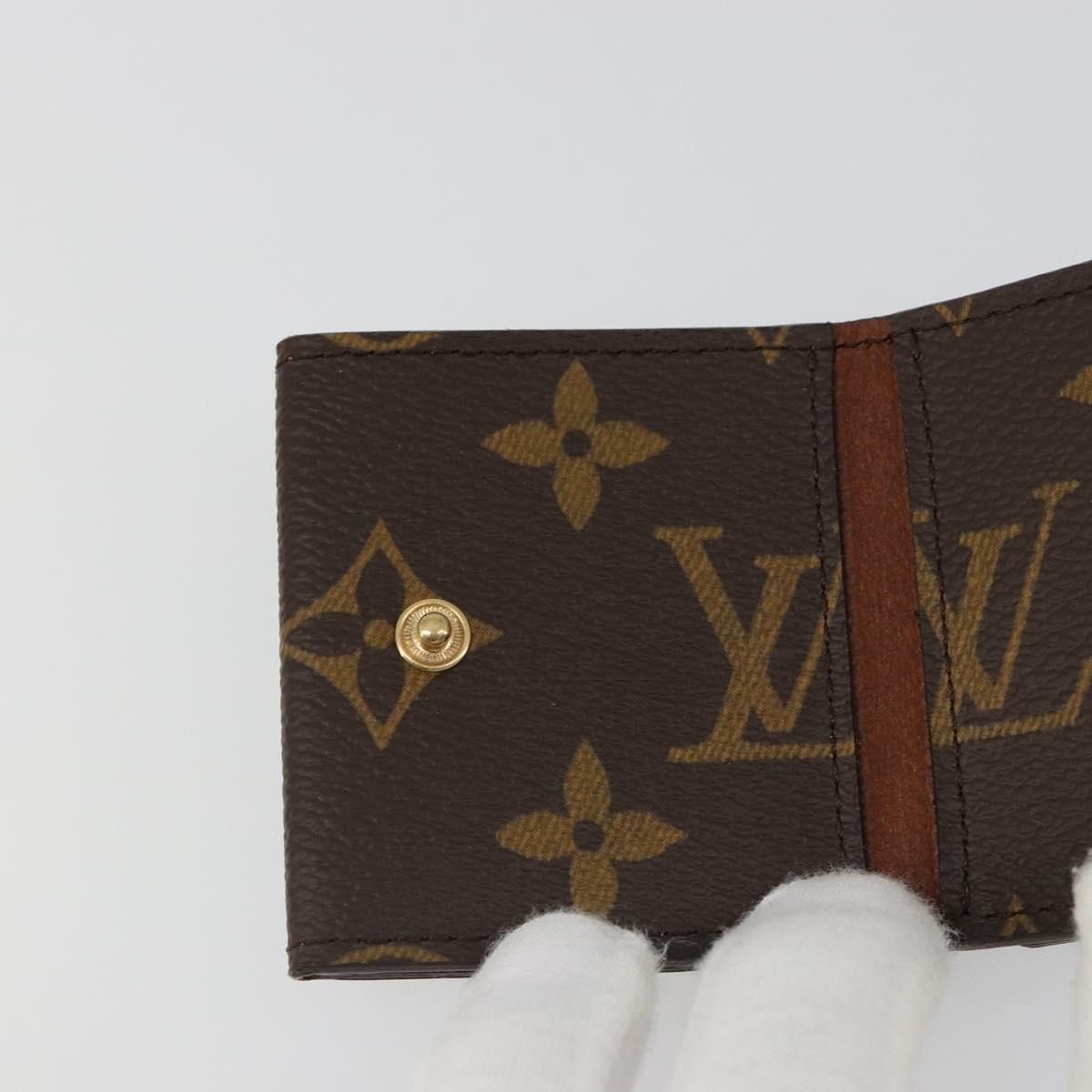 LOUIS VUITTON Monogram Porte Photo 4 Vole Photo Frame M58010 LV Auth 187595A