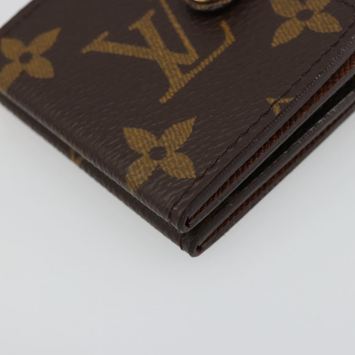 LOUIS VUITTON Monogram Porte Photo 4 Vole Photo Frame M58010 LV Auth 187595A