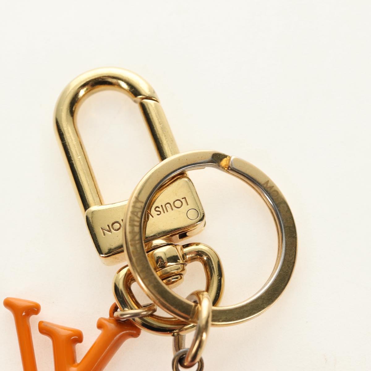 LOUIS VUITTON Vernis Key Holder LV Pop Flower Bag Charm Pink M01963 Auth 187596V