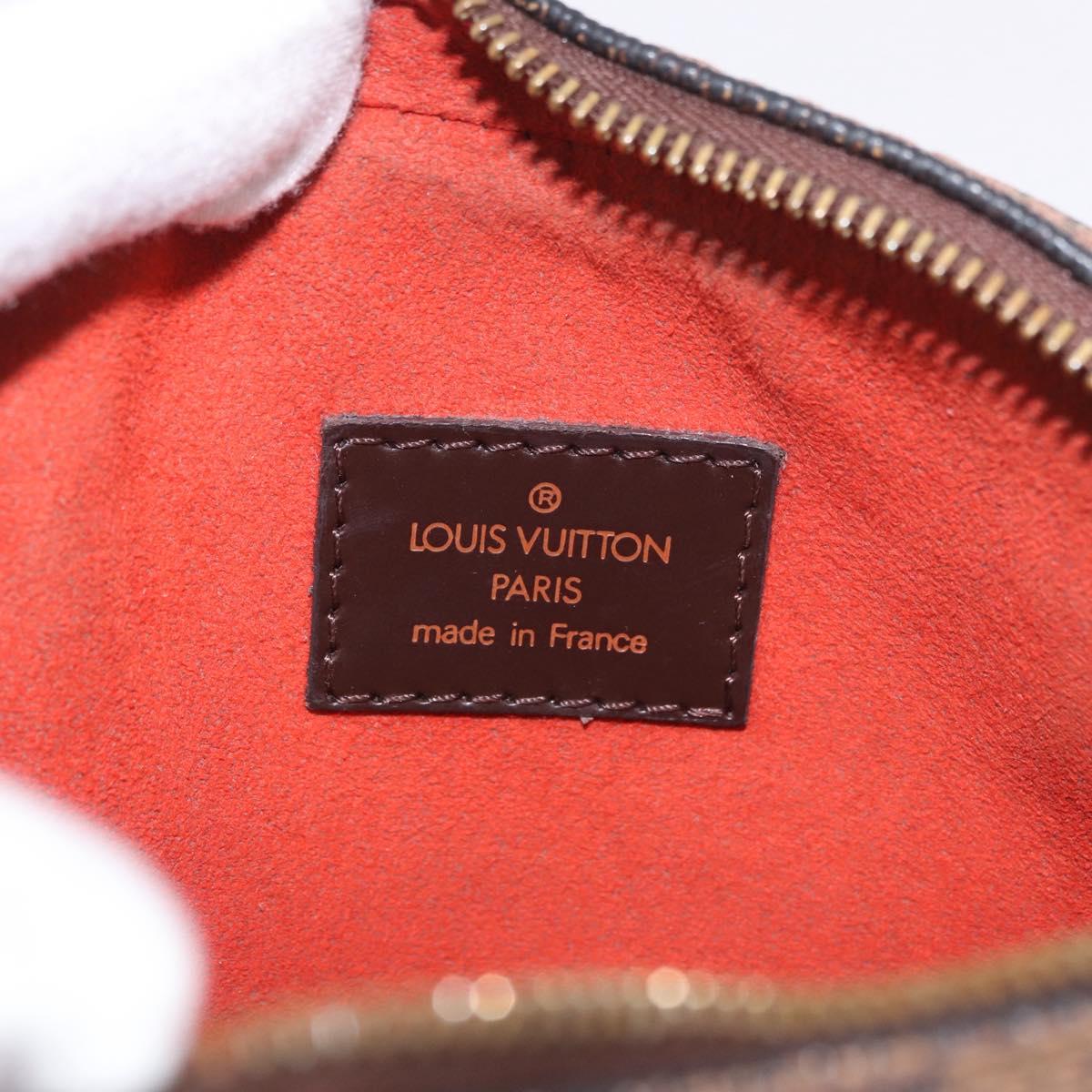LOUIS VUITTON Damier Ebene Pochette Ipanema Shoulder Bag N51296 LV Auth 187600