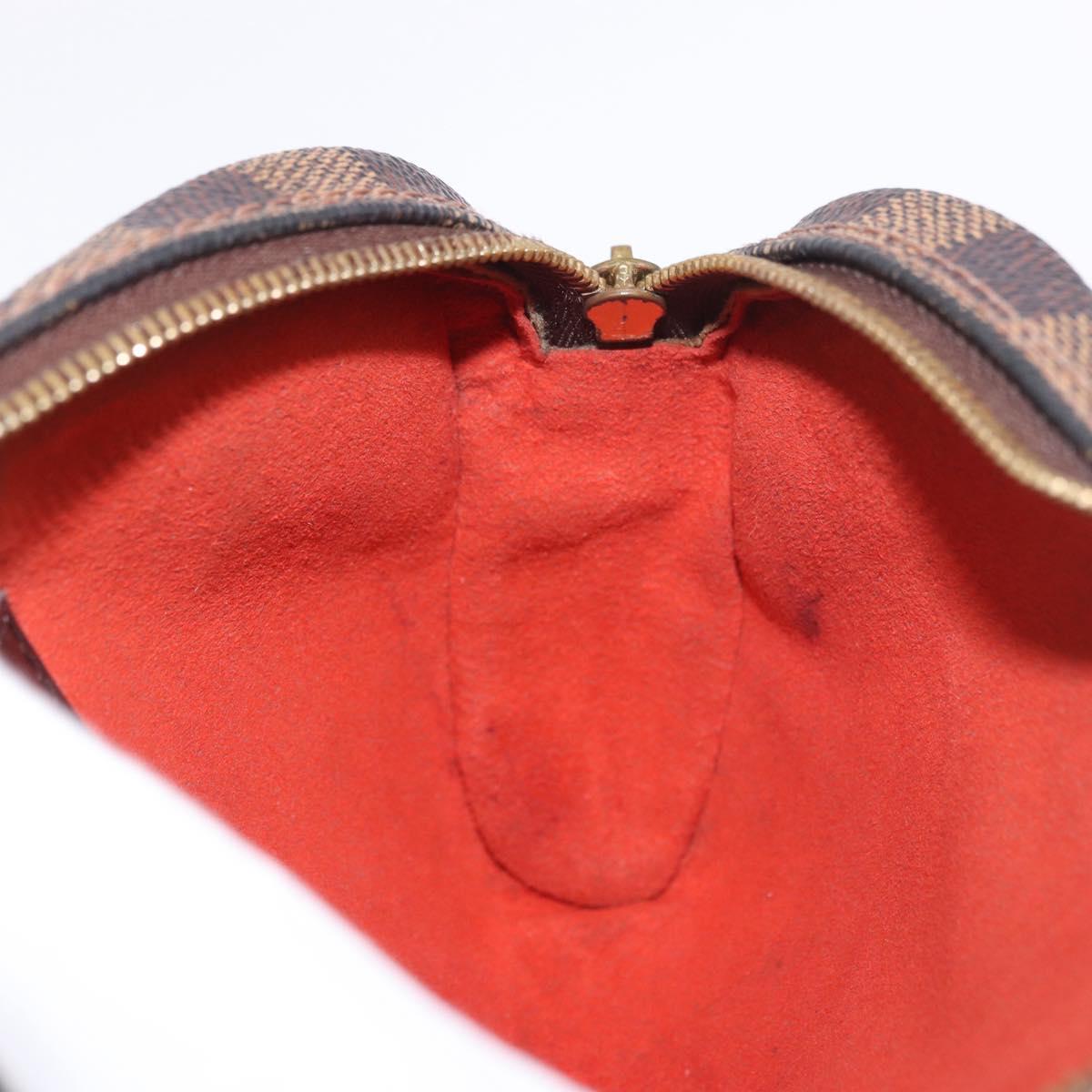 LOUIS VUITTON Damier Ebene Pochette Ipanema Shoulder Bag N51296 LV Auth 187600