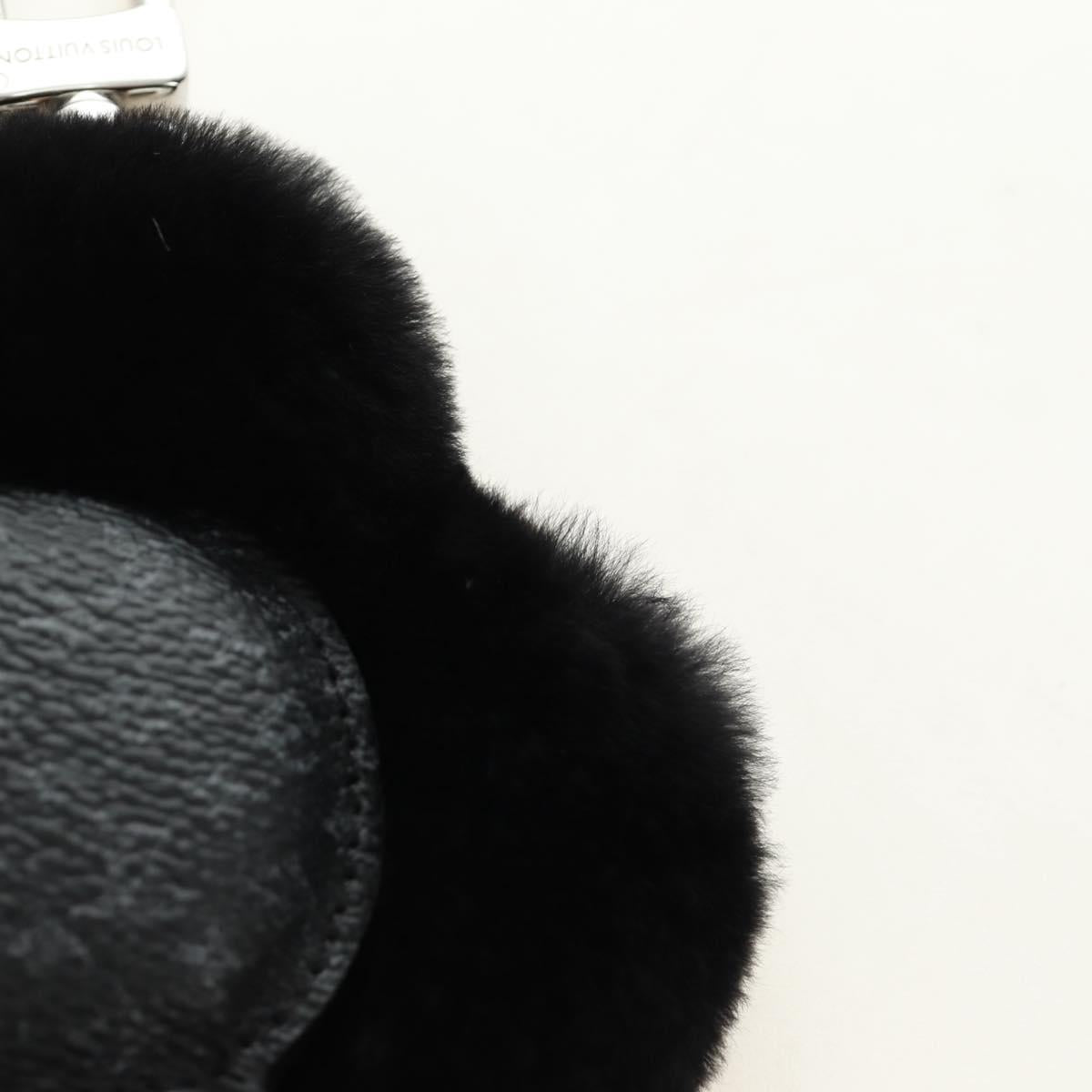 LOUIS VUITTON Monogram Eclipse Vivienne Fashionista Charm M02994 Auth 187602SM