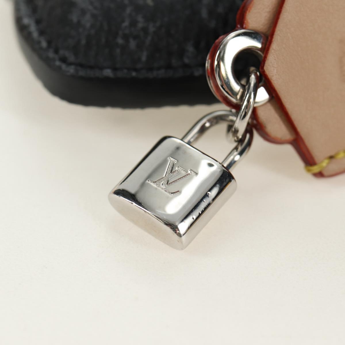 LOUIS VUITTON Monogram Eclipse Vivienne Fashionista Charm M02994 Auth 187602SM