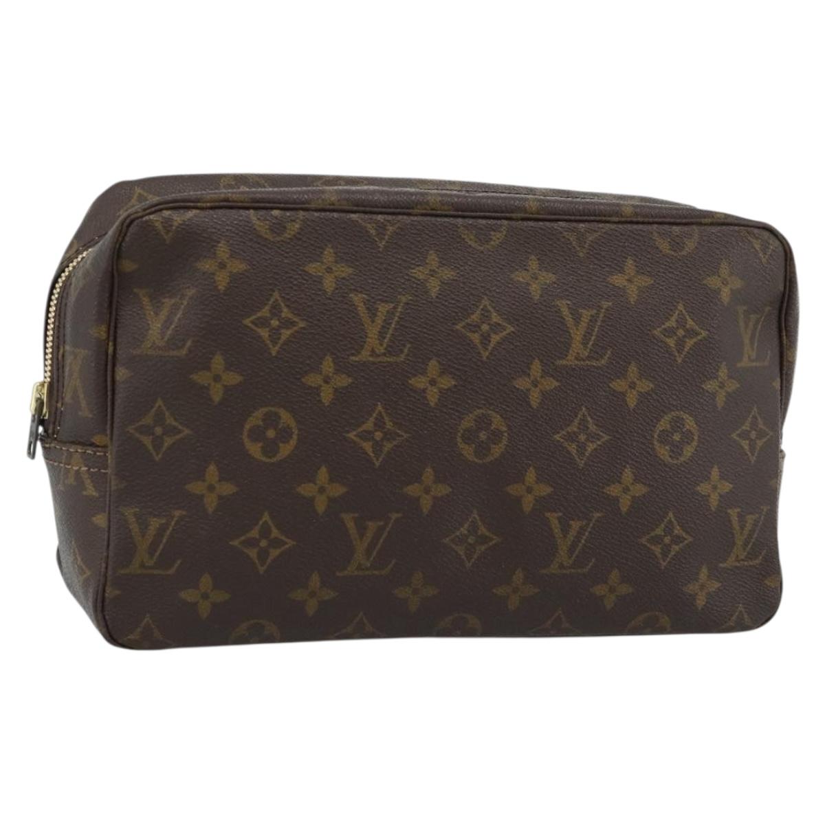 LOUIS VUITTON Monogram Trousse Toilette 28 Clutch Bag M47522 LV Auth 187639