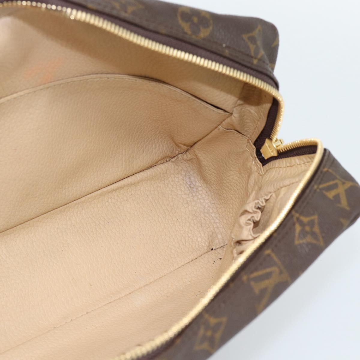 LOUIS VUITTON Monogram Trousse Toilette 28 Clutch Bag M47522 LV Auth 187639