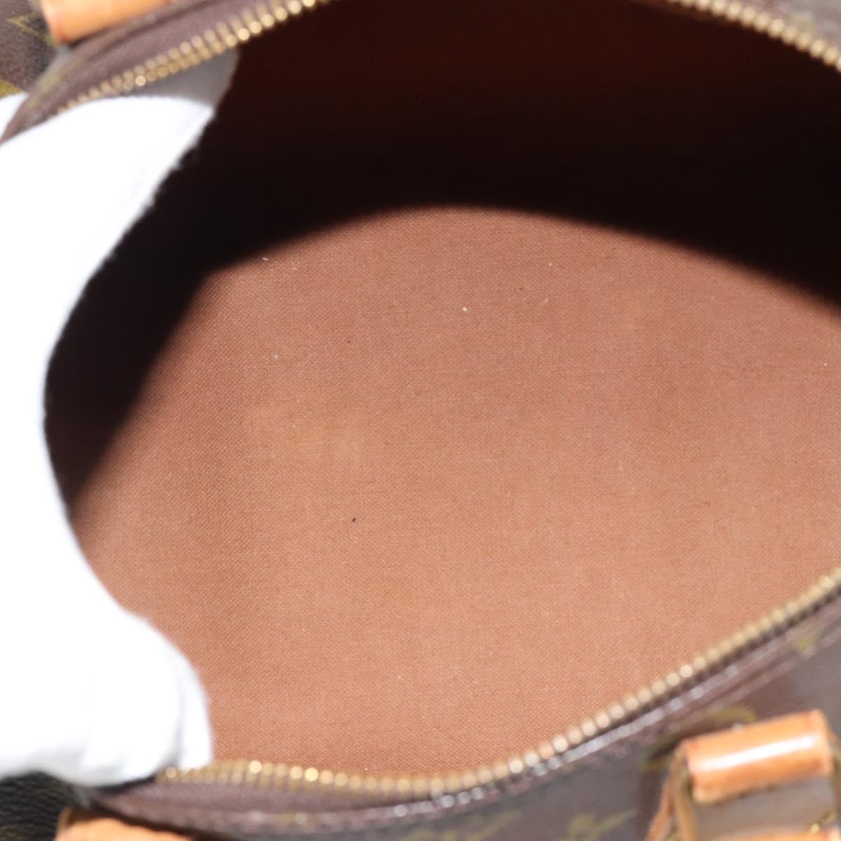 LOUIS VUITTON Monogram Speedy 25 Hand Bag M41528 LV Auth 187642