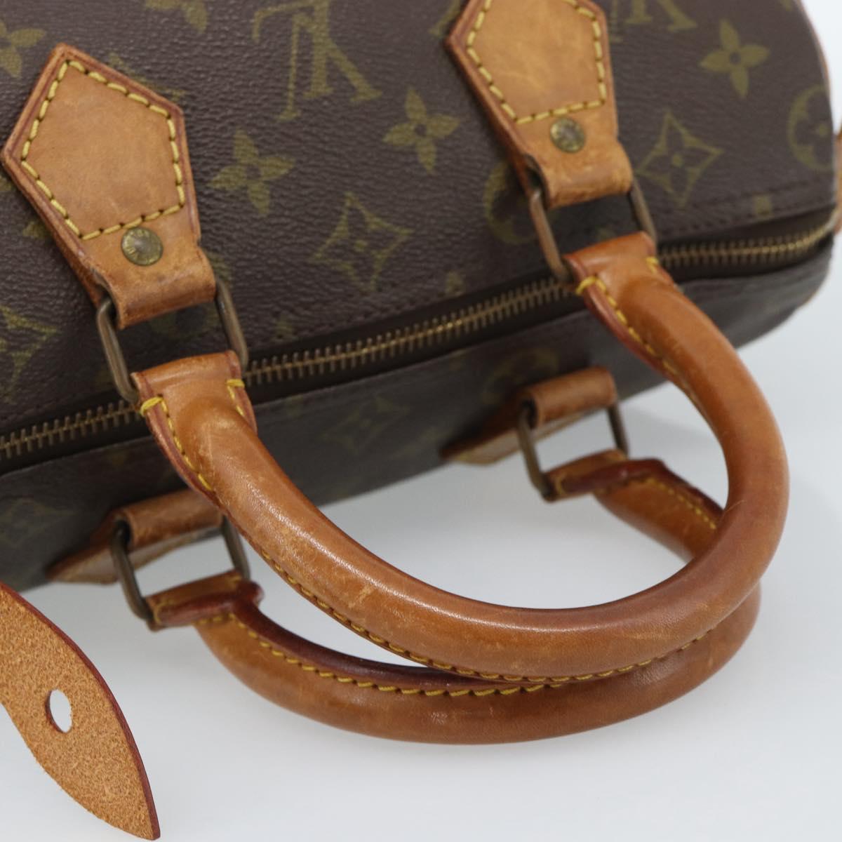 LOUIS VUITTON Monogram Speedy 25 Hand Bag M41528 LV Auth 187642
