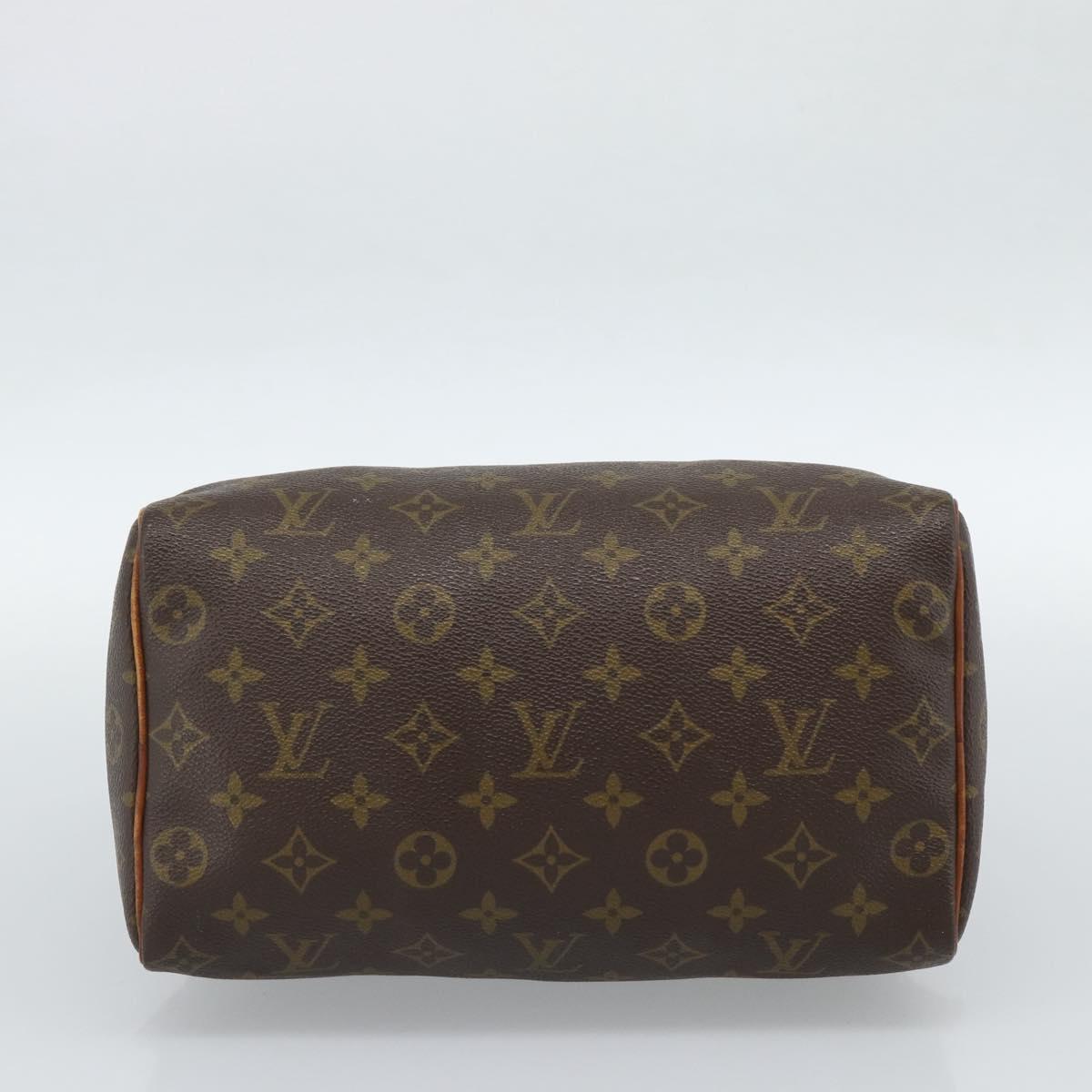 LOUIS VUITTON Monogram Speedy 25 Hand Bag M41528 LV Auth 187642