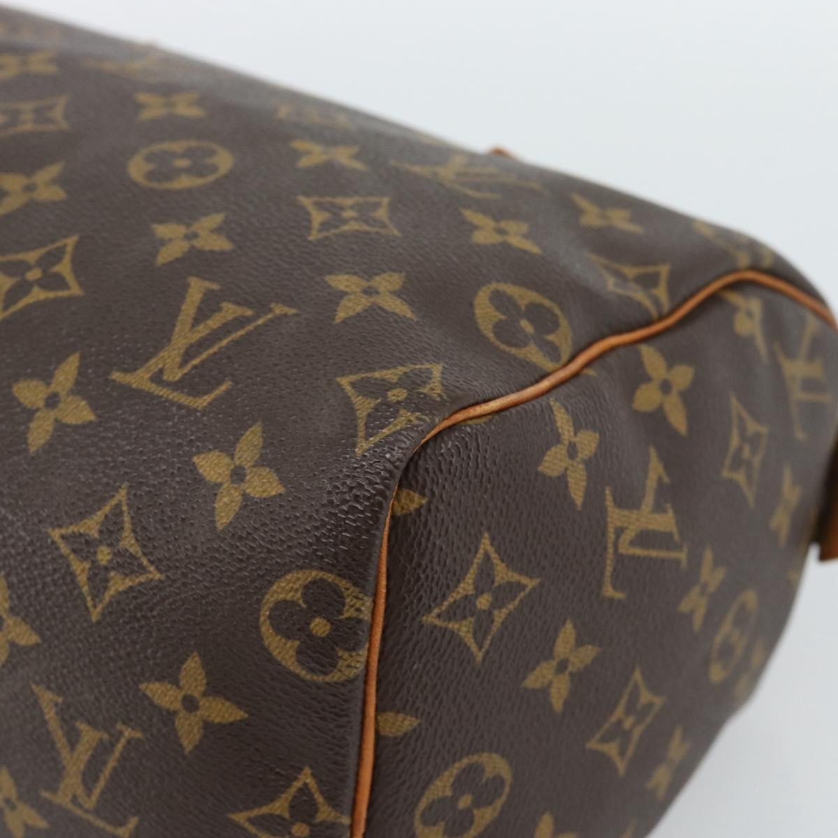 LOUIS VUITTON Monogram Speedy 25 Hand Bag M41528 LV Auth 187643A