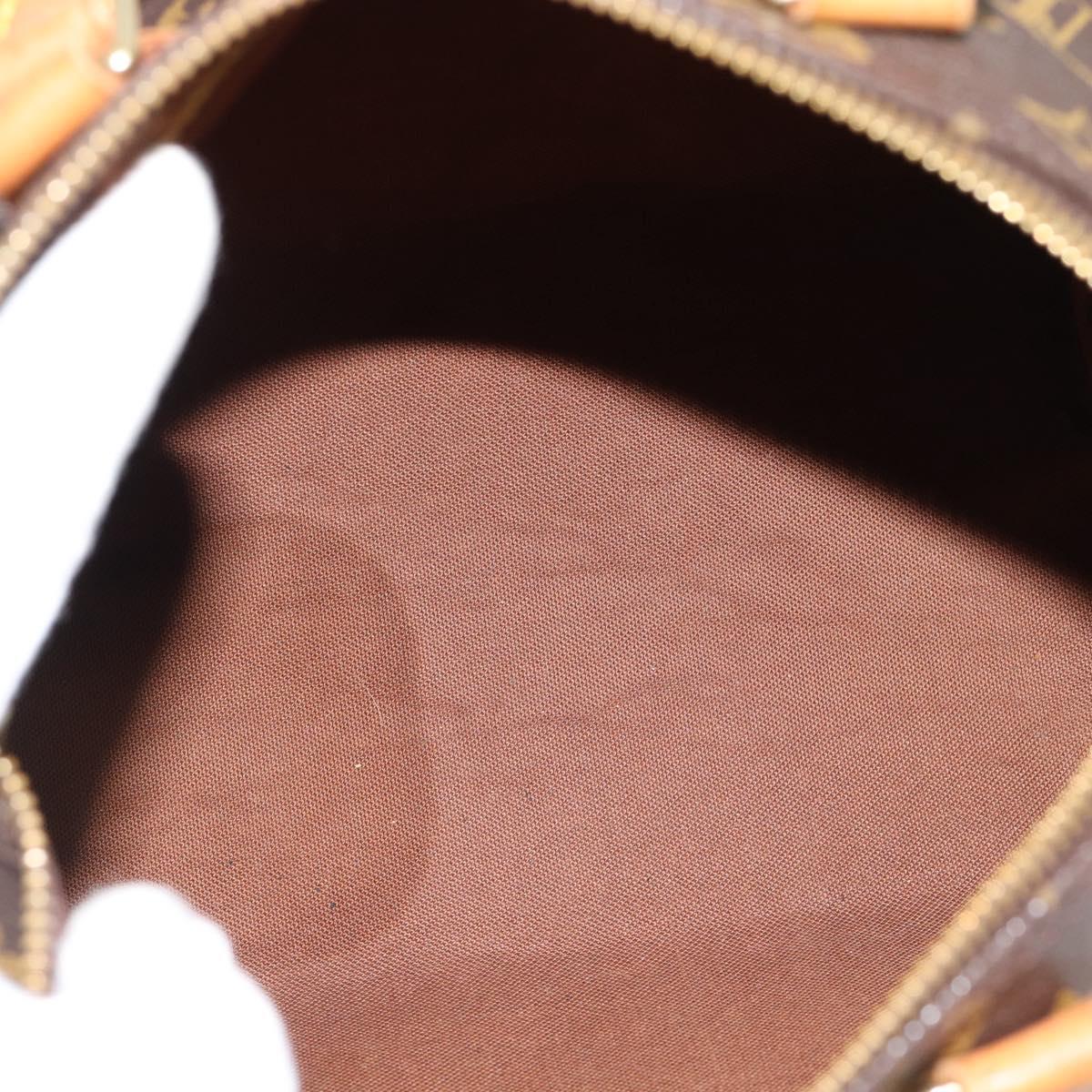 LOUIS VUITTON Monogram Speedy 25 Hand Bag M41528 LV Auth 187643A