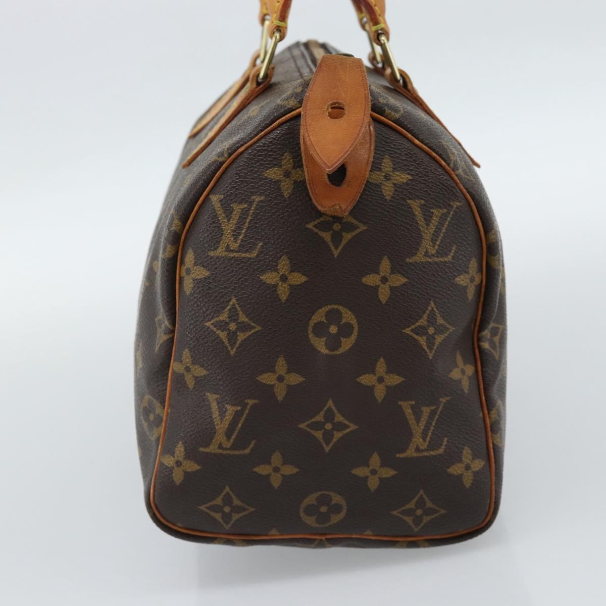 LOUIS VUITTON Monogram Speedy 25 Hand Bag M41528 LV Auth 187643A