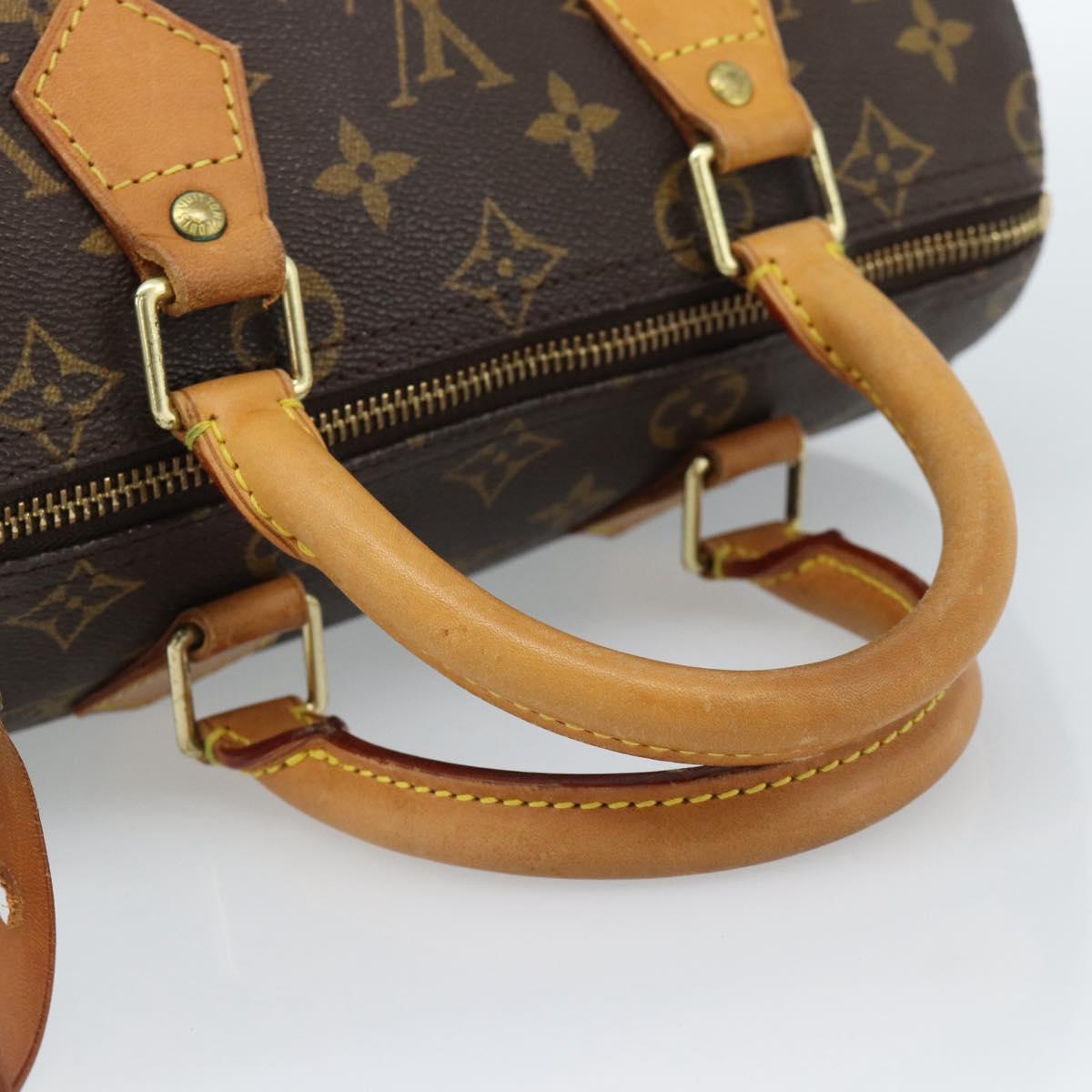 LOUIS VUITTON Monogram Speedy 25 Hand Bag M41528 LV Auth 187643A