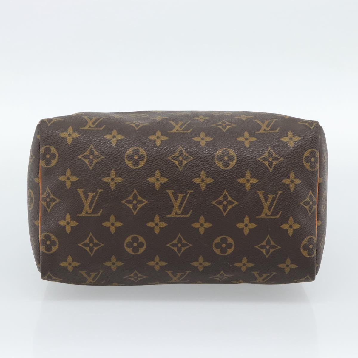 LOUIS VUITTON Monogram Speedy 25 Hand Bag M41528 LV Auth 187643A