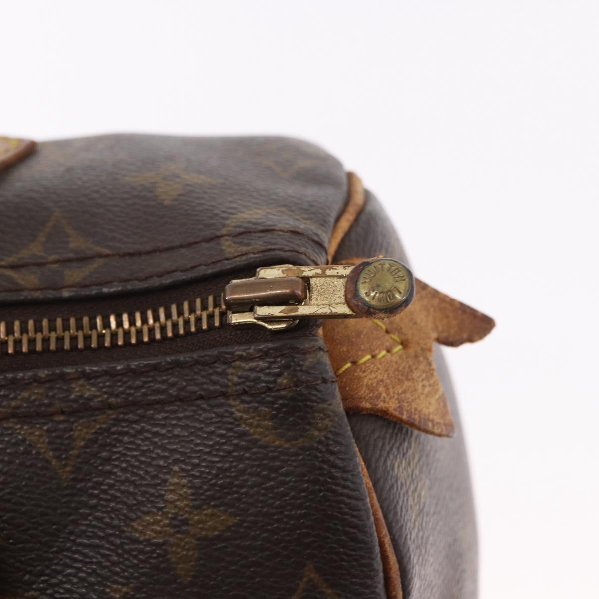 LOUIS VUITTON Monogram Speedy 25 Hand Bag M41528 LV Auth 187644