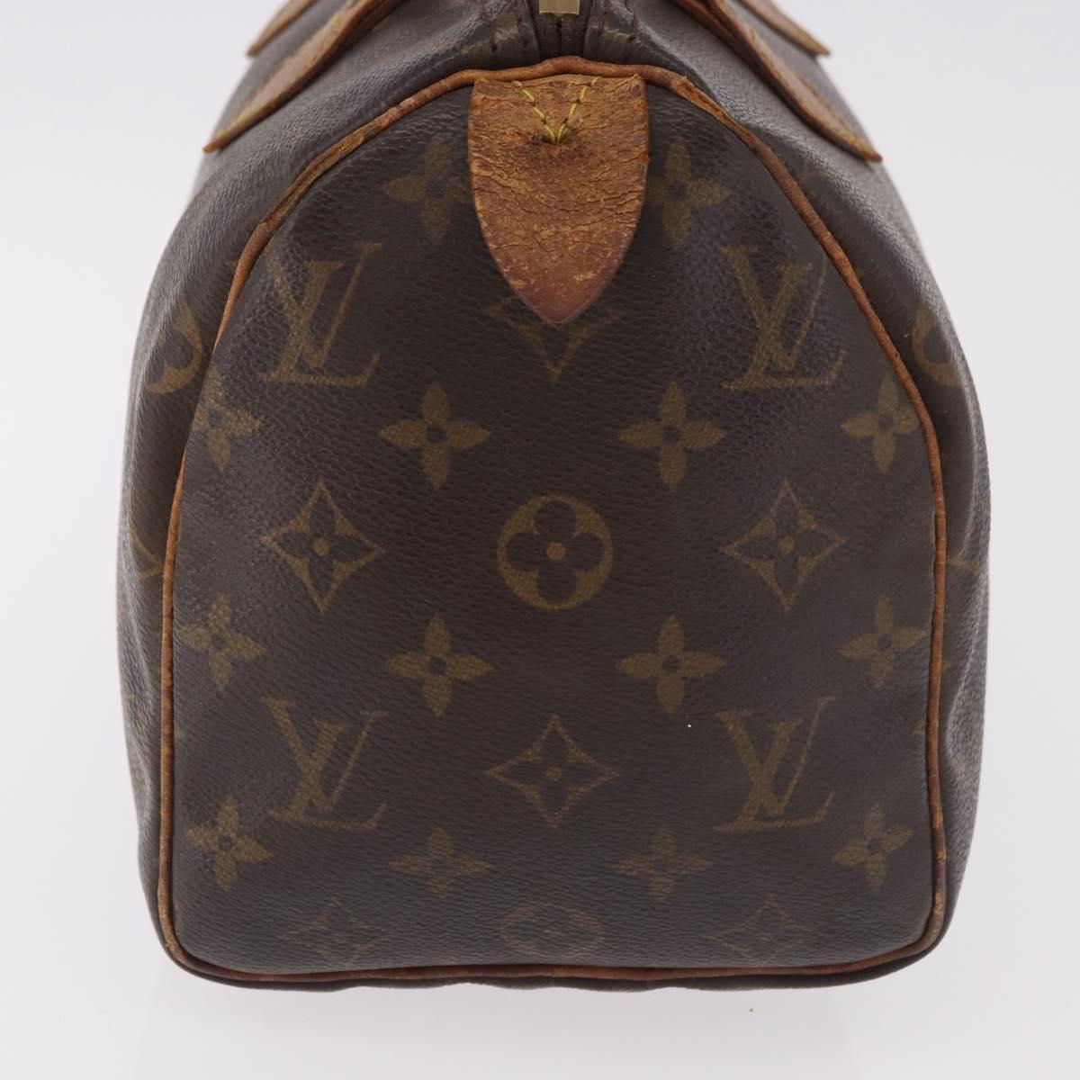 LOUIS VUITTON Monogram Speedy 25 Hand Bag M41528 LV Auth 187644