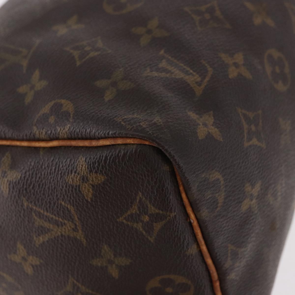 LOUIS VUITTON Monogram Speedy 25 Hand Bag M41528 LV Auth 187650