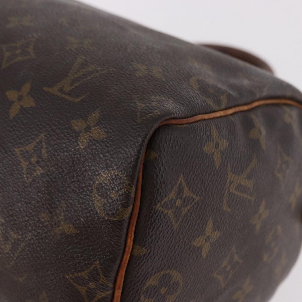 LOUIS VUITTON Monogram Speedy 25 Hand Bag M41528 LV Auth 187650
