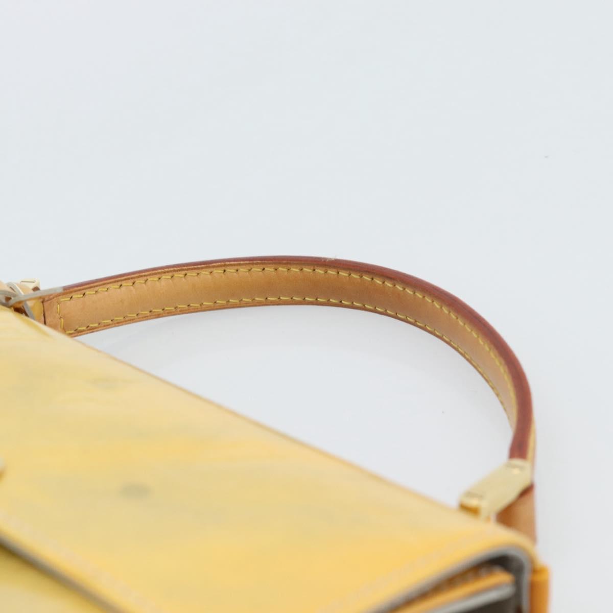 LOUIS VUITTON Monogram Vernis Spring Street Hand Bag Gris M91029 LV Auth 187663
