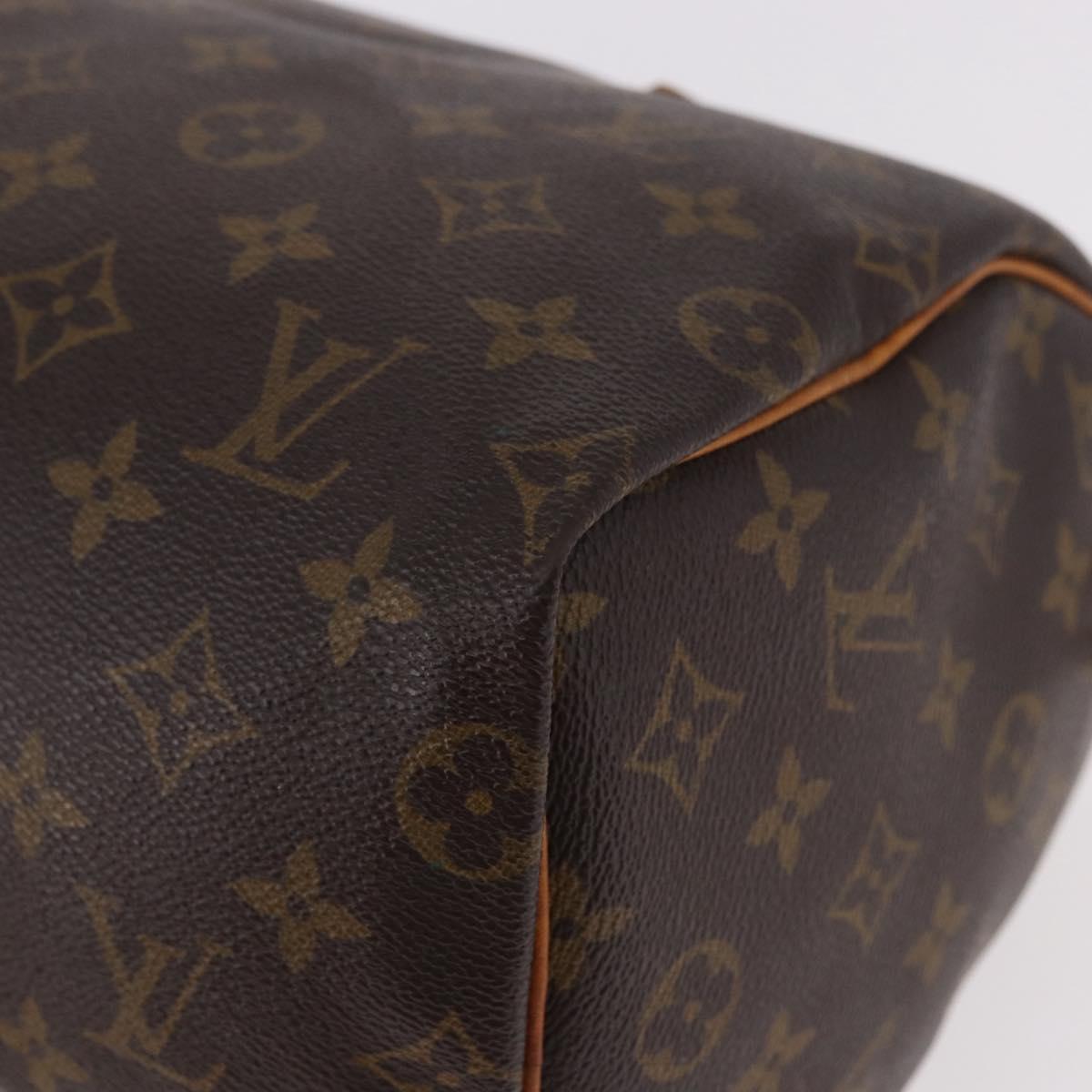 LOUIS VUITTON Monogram Speedy 25 Hand Bag M41528 LV Auth 187664