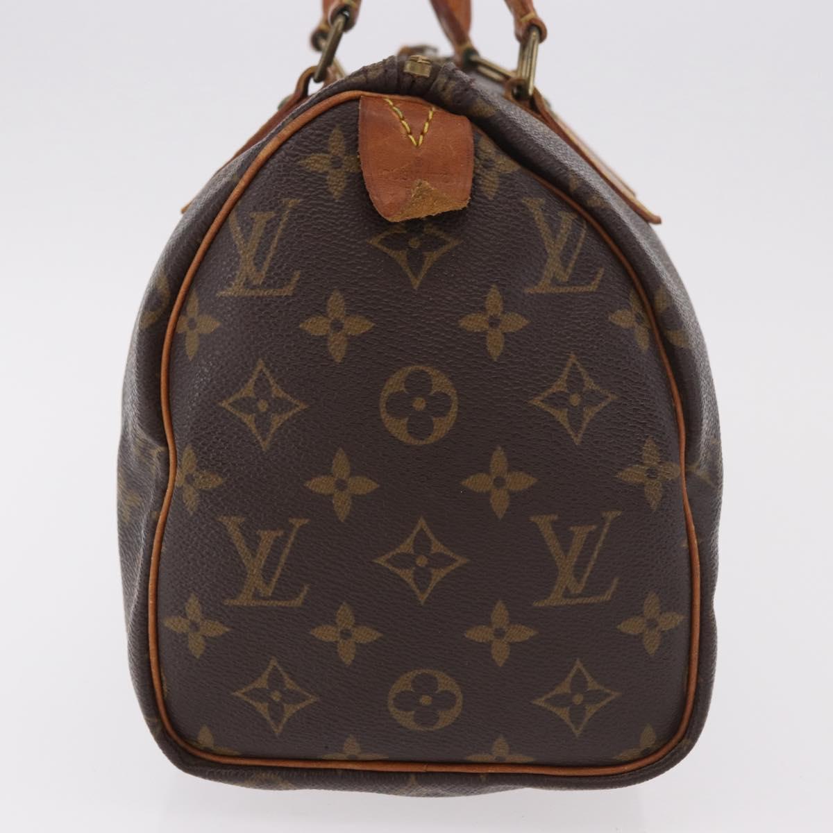LOUIS VUITTON Monogram Speedy 25 Hand Bag M41528 LV Auth 187664