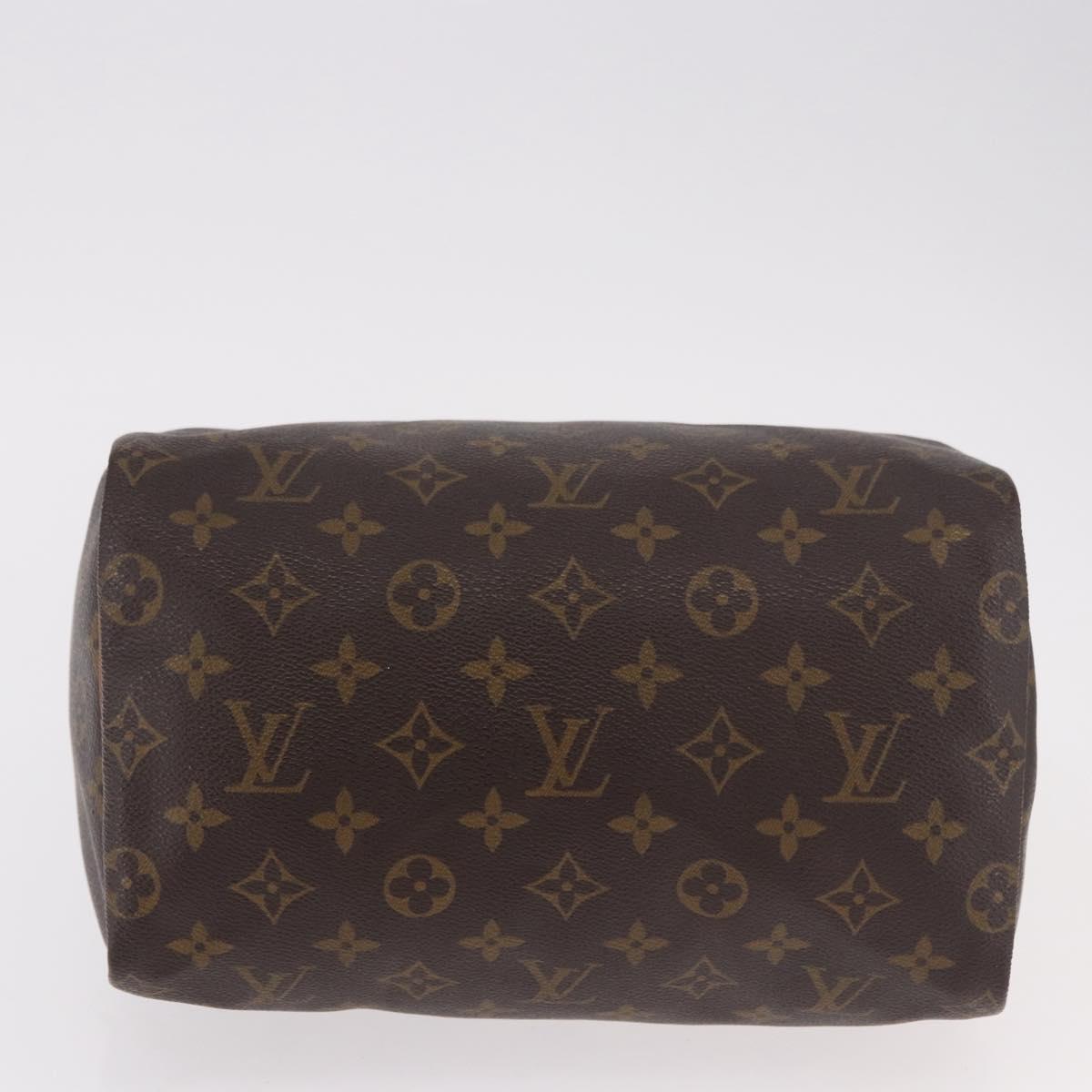 LOUIS VUITTON Monogram Speedy 25 Hand Bag M41528 LV Auth 187664