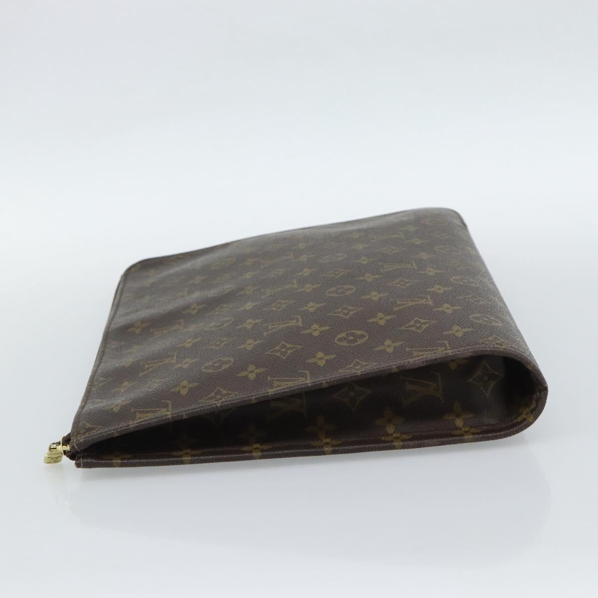 LOUIS VUITTON Monogram Posh Documents Briefcase M53457 LV Auth 187665