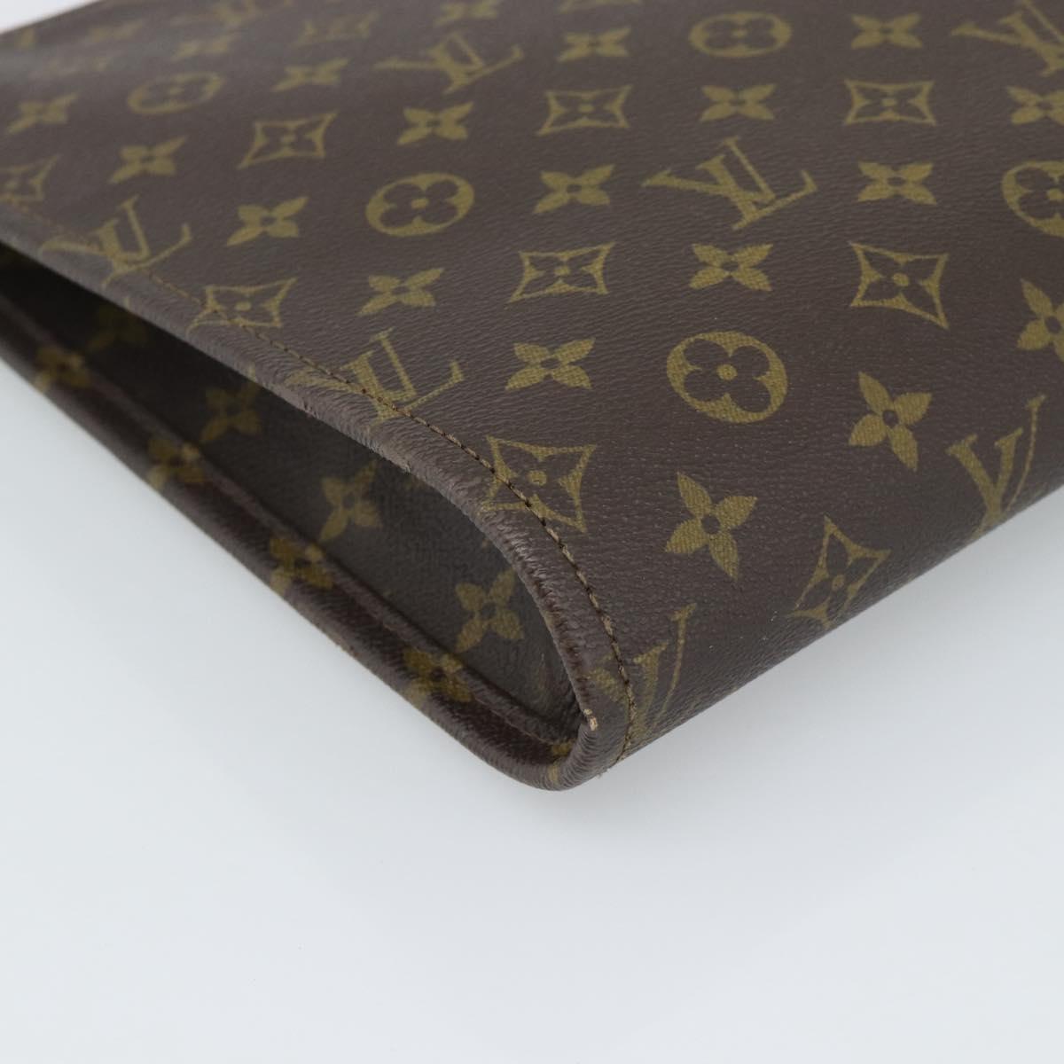 LOUIS VUITTON Monogram Posh Documents Briefcase M53457 LV Auth 187665